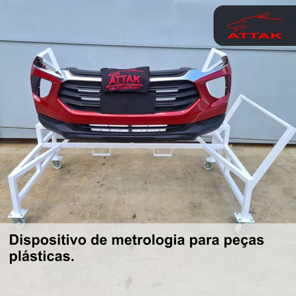 Dispositivo de metrologia para peças plásticas